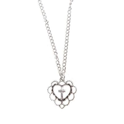 Filigree Design Gothic Kawaii Jewelry Vintage Choker Hollow Heart Crucifix Neck