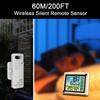 Indoor/outdoor Wireless Thermometer Large Colorful Screen Temperature Humidity Monitor Weather Station Clock