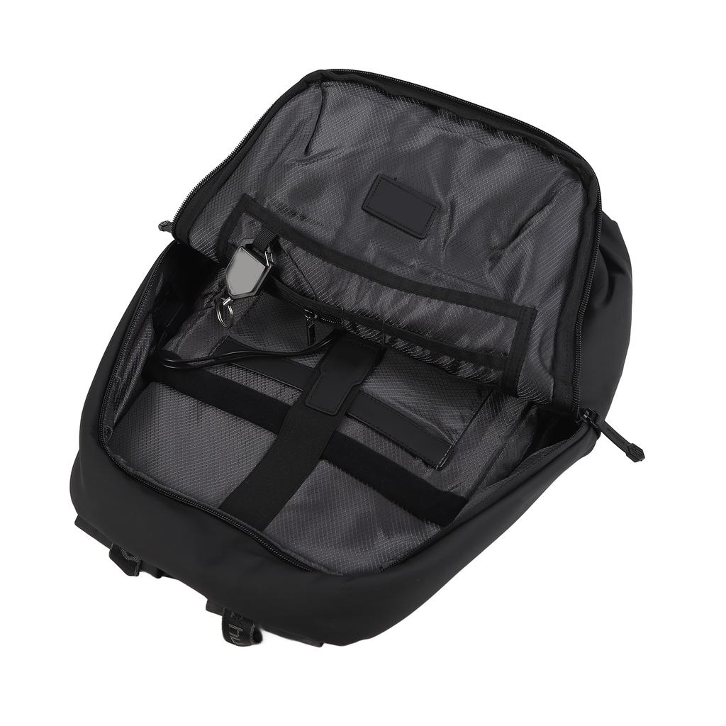 Computer Backpack Multifunctional Anti Theft Waterproof Black Fashionable Business Package for Men W