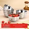 Zhouyue Hengsheng 304 Stainless Steel Double-Layer Insulated Noodle Bowl