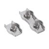 304/316 Stainless Steel Wire Rope Thimble and Clips - M2-10 Single & Double Clips Available