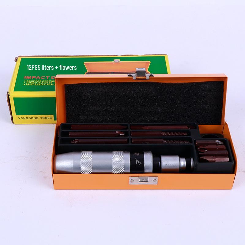 Yonggong 7-Piece Impact Screwdriver Set In Tin Box