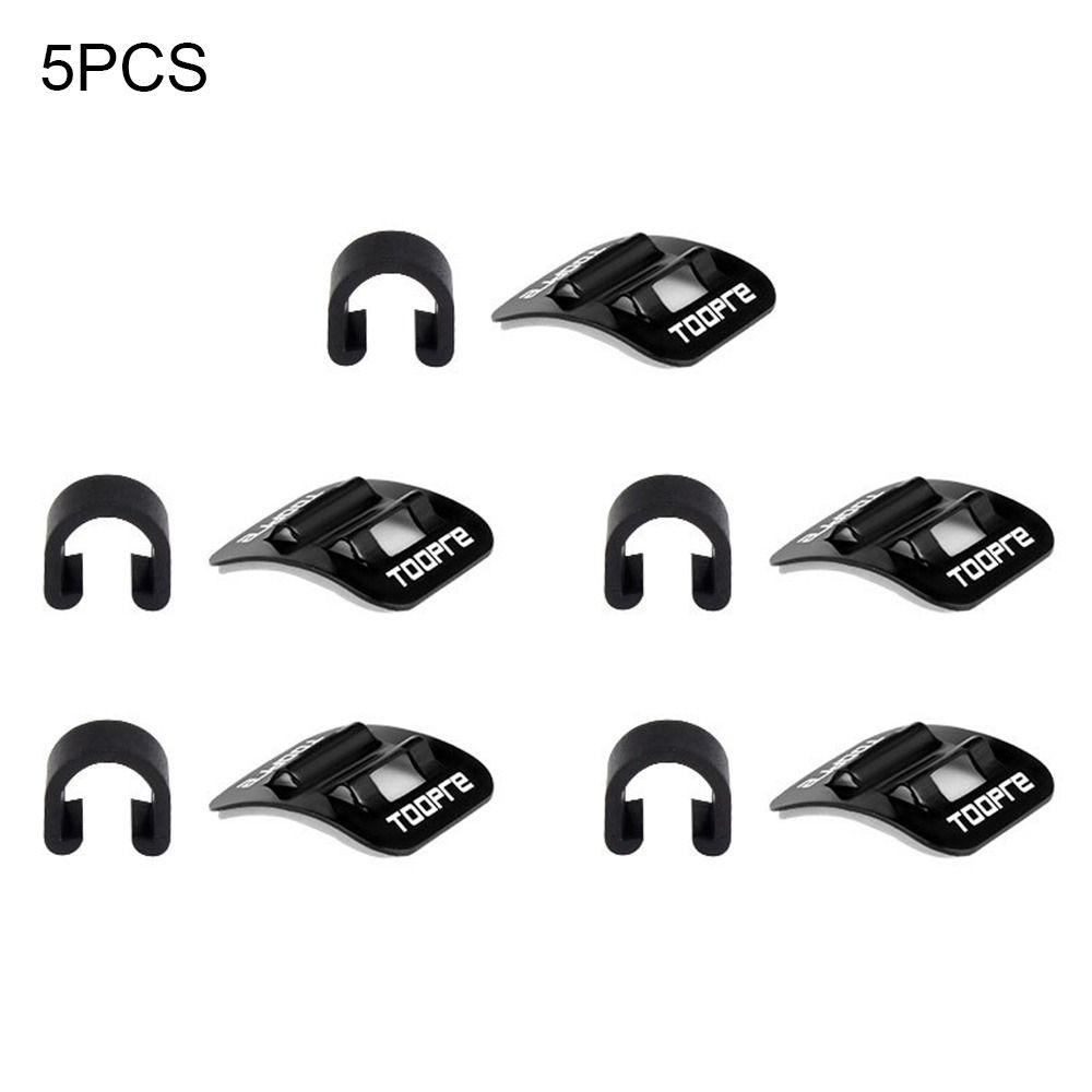 

5/10pcs Aluminum Bike Oil Tubes Brake Cable Set Tube Clip Guide Frame U Buckle Fixed Clamp Conversion Trap Adapter