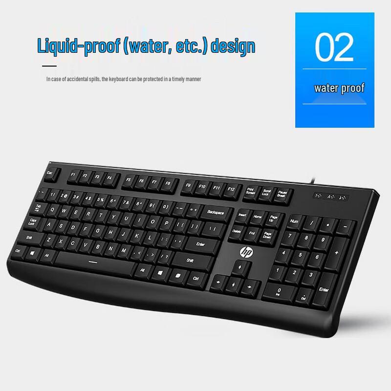 HP K200 Wired Silent Membrane Keyboard