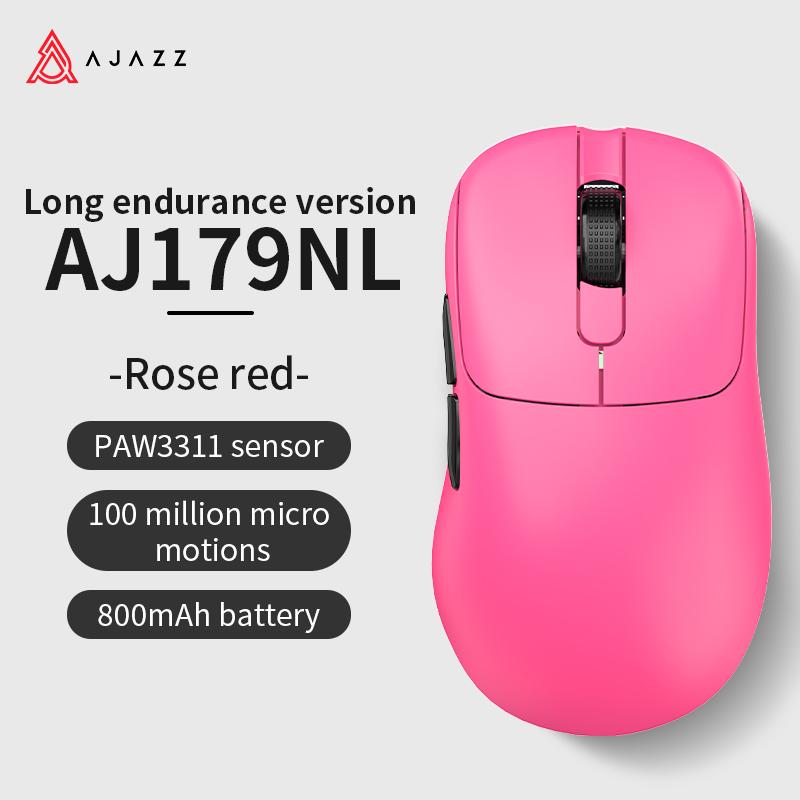 

AJAZZ AJ179NL игровая мышь беспроводной Bluetooth 2.4G приемник игровой офис красный