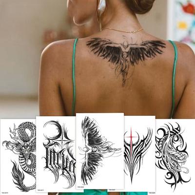 Adesivo de Tatuagem à Prova d'Água, Adesivo de Tatuagem de Personagem Totem Tatuagem