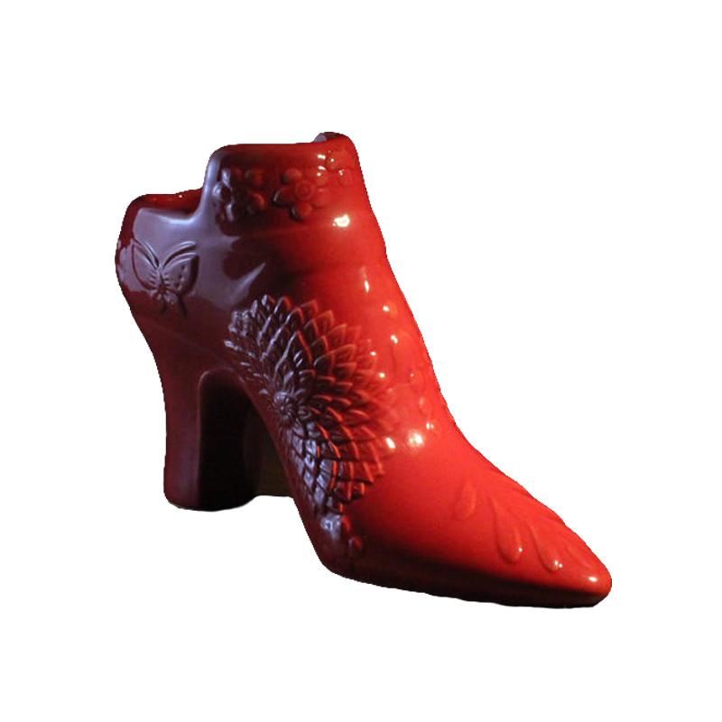 Tiki Cup High Heeled Shoe Shaped Wine Cup Desk Decoration Cute Ornament Desk Decoration Figurines Home Decoration Accessories