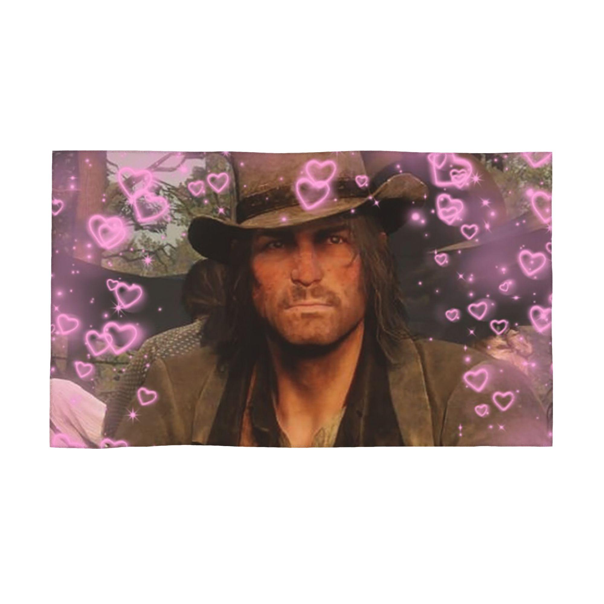 Rdr2 Arthur Morgan Cowboy Gaming John Marston Western Soft Face Towel Quick Dry Pool Bath Cotton Towels Absorbent Quick W40*H60(CM)