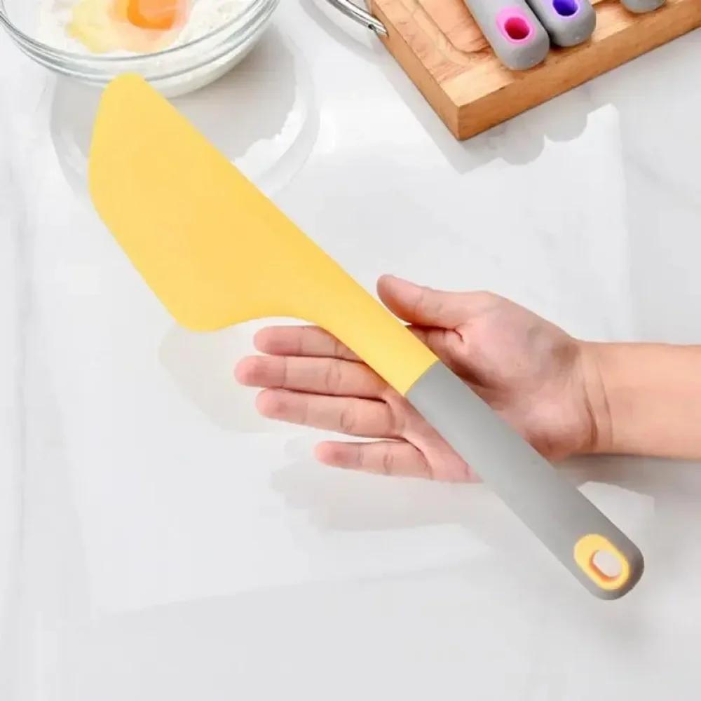 Extra Large Silicone Cream Baking Scraper 34cm Non Stick Butter Spatula Smoother Spreader Heat Resistant Cookie Pastry Scraper