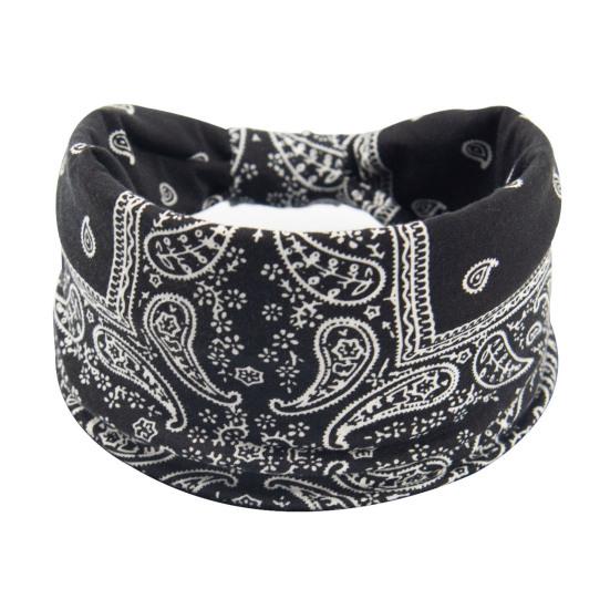 Large Bandeau Bohème Respirant Extensible Yoga Entraînement Cheveux Noués Femmes Africaines Filles Enveloppement de Tête Accessoires pour Cheveux