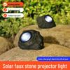 Solar Stone LED Spotlight: Waterproof Outdoor Garden Lawn Decoration