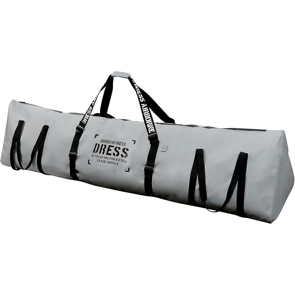 

DRESS Tuna Bag 150cm Gray Large Capacity Insulated Fish Carrier Fishing Waterproof Cooler Box Fish Carrier Foldable Sturdy Durable Boat Fishing
