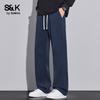 Baleno S&K Men's Relaxed Straight-Leg Casual Pants
