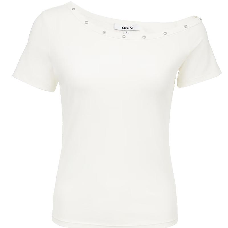 ONLY Women s Asymmetrical One-Shoulder T-shirt XL