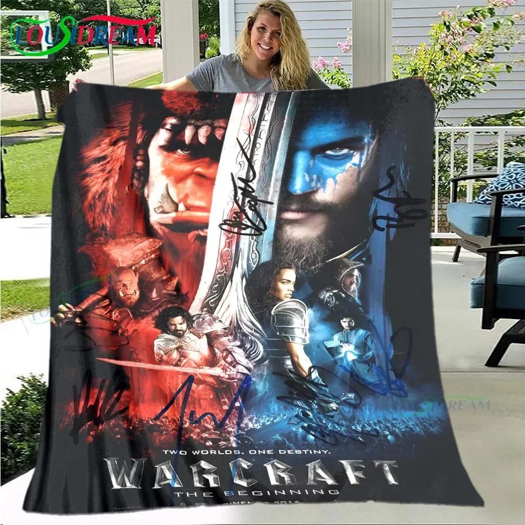 Luxury Game World W-Warcraft Blanket,Flannel Throw Blanket for Home Bedroom Bed Sofa Picnic Office Hiking Leisure Nap