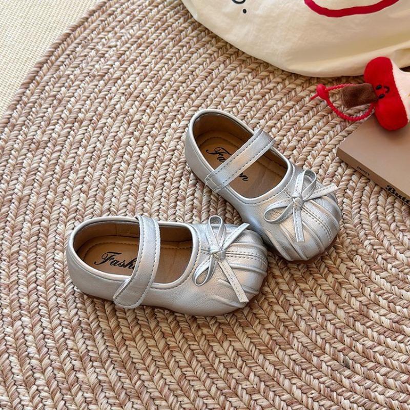 Children's Fashion Leather Shoes Little Girl High-end Princess Shoes Baby Soft Sole Shoes Lightweight Performance Shoes