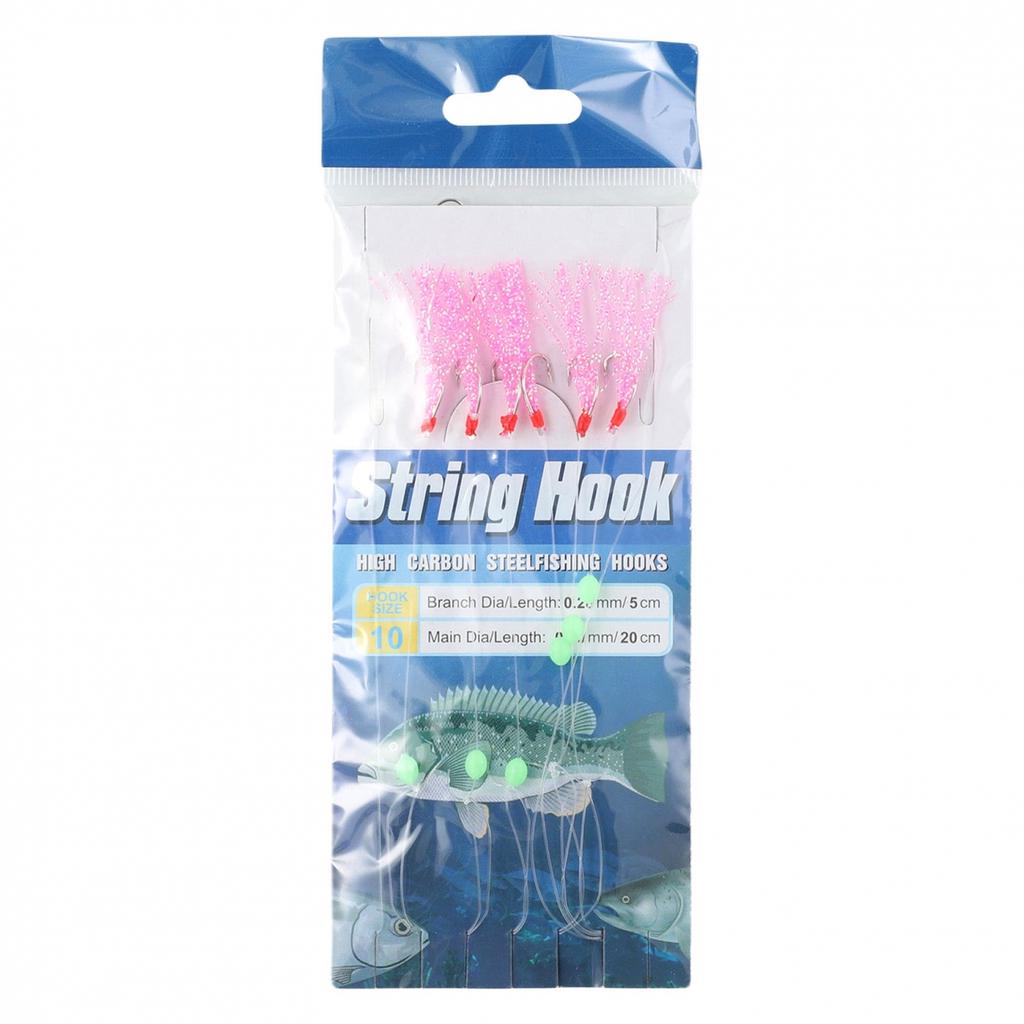Fishing Hooks Colourful Fishing Tackle Plastic+steel