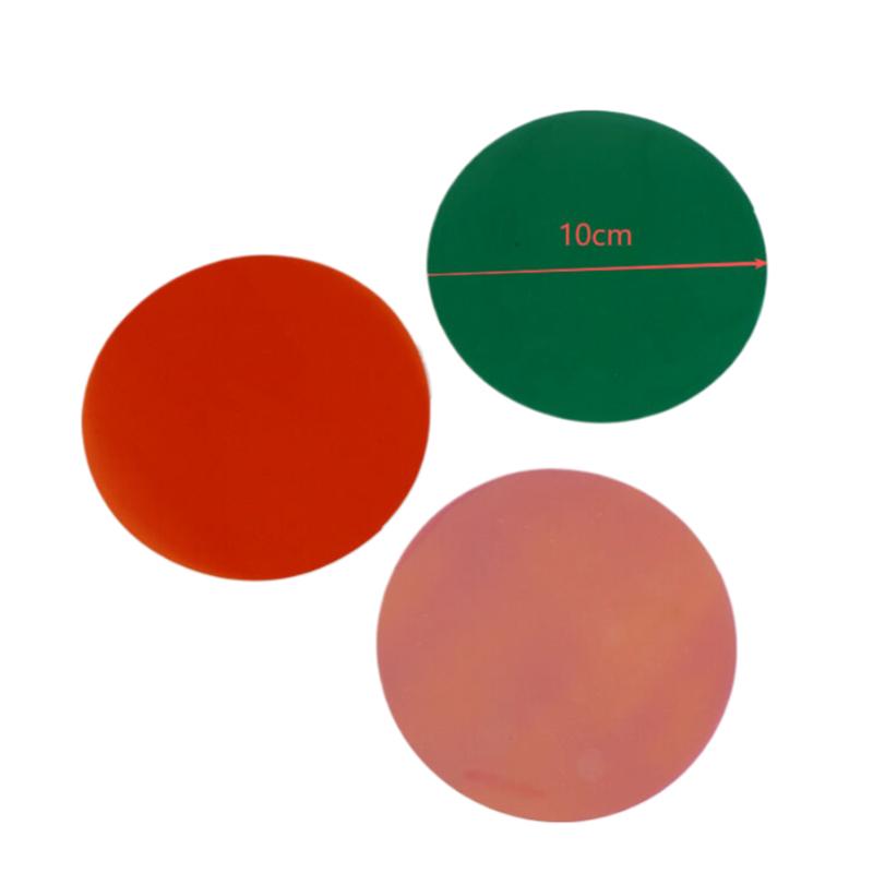 5/10Pcs 10Cm Lamp Color Correction Film Self Adhesive Transparent Filter Sheets Light Gel For Headlights Bedrooms Living Rooms