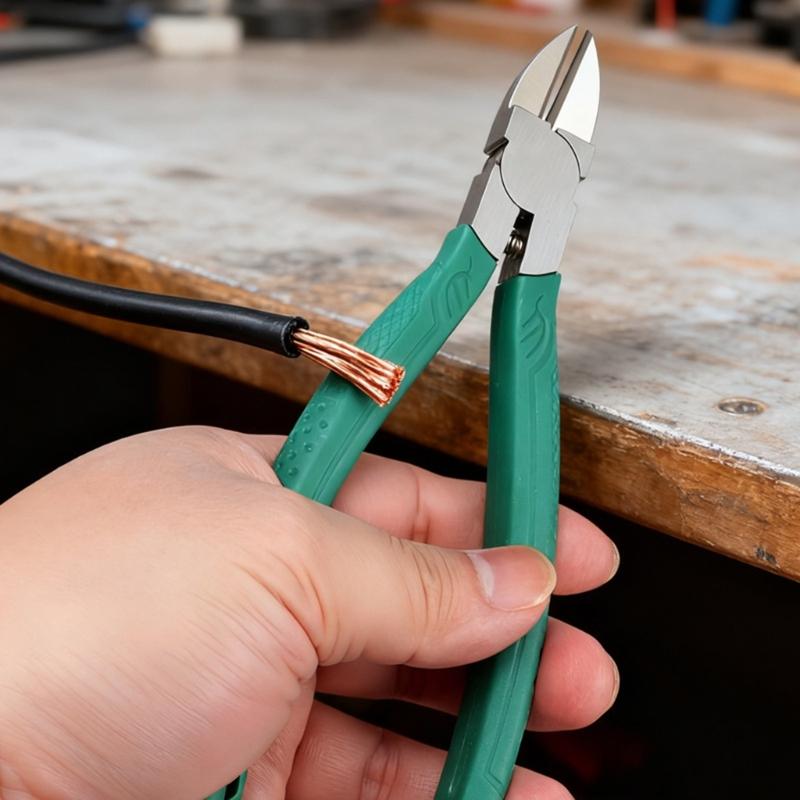 Stainless Precisions Cutter Pliers Diagonal Cutters for Hand Craft Features Diagonal Nippers for Hand Wire Cable Cutting