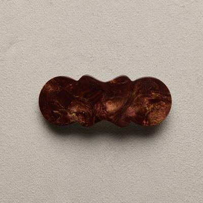 DNINI Wave barrette(Brown)