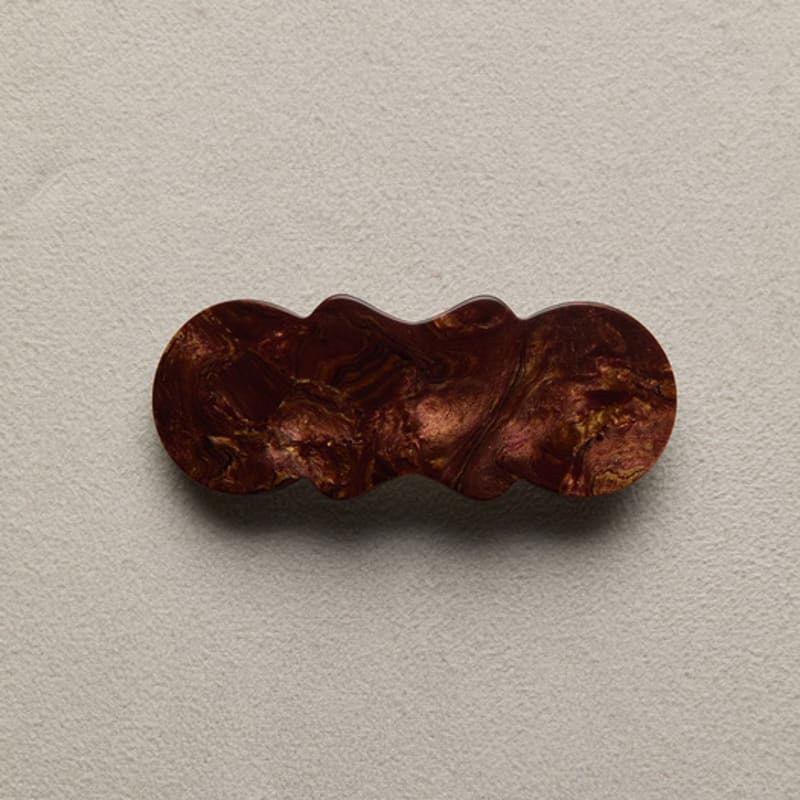 

DNINI Wave barrette(Brown) Brown