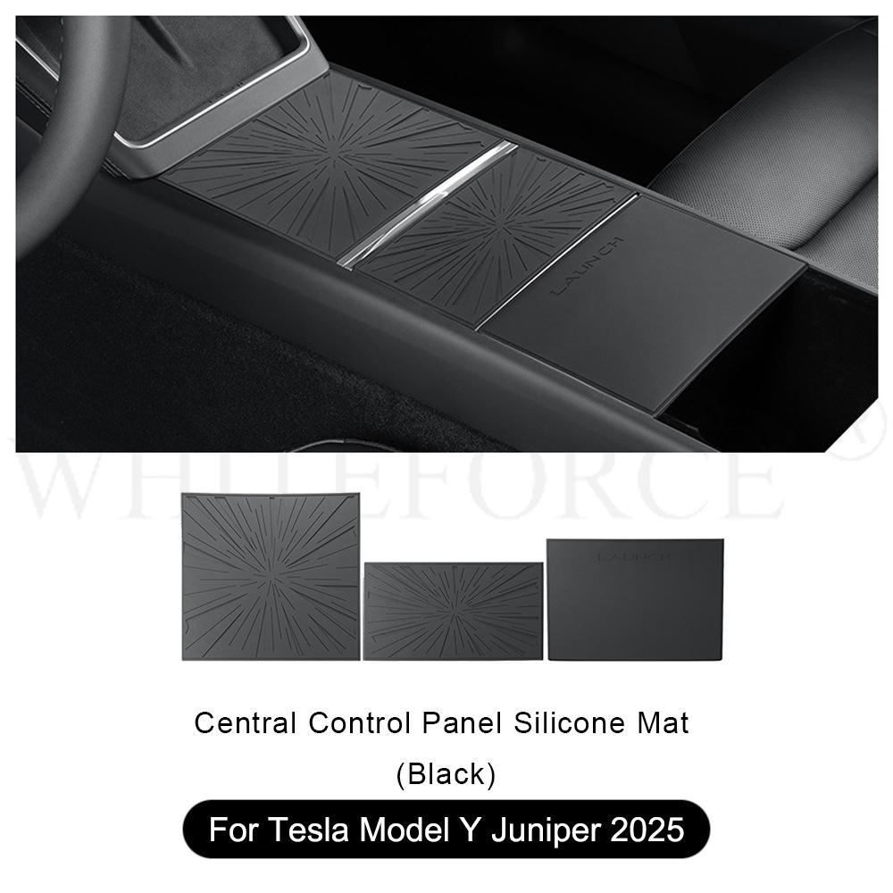 For Tesla Model Y Juniper Central Control Panel Protector Sticker Electrostatic Adsorption Model 3 Highland Central Cover Film
