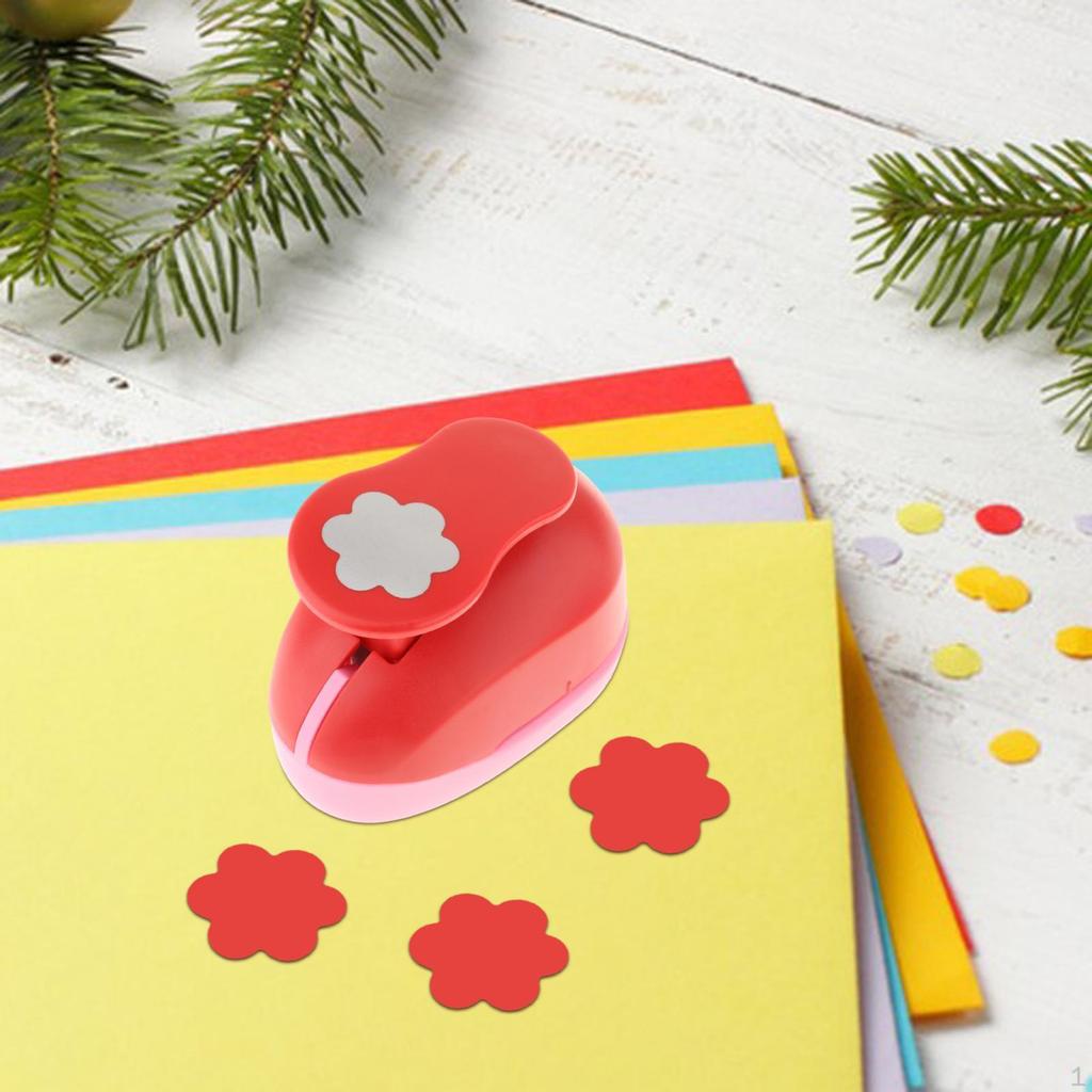 Papierstanzer, Bastelstanzer mit Bastelaufkleber, Scrapbook-Stanzer, Loch für