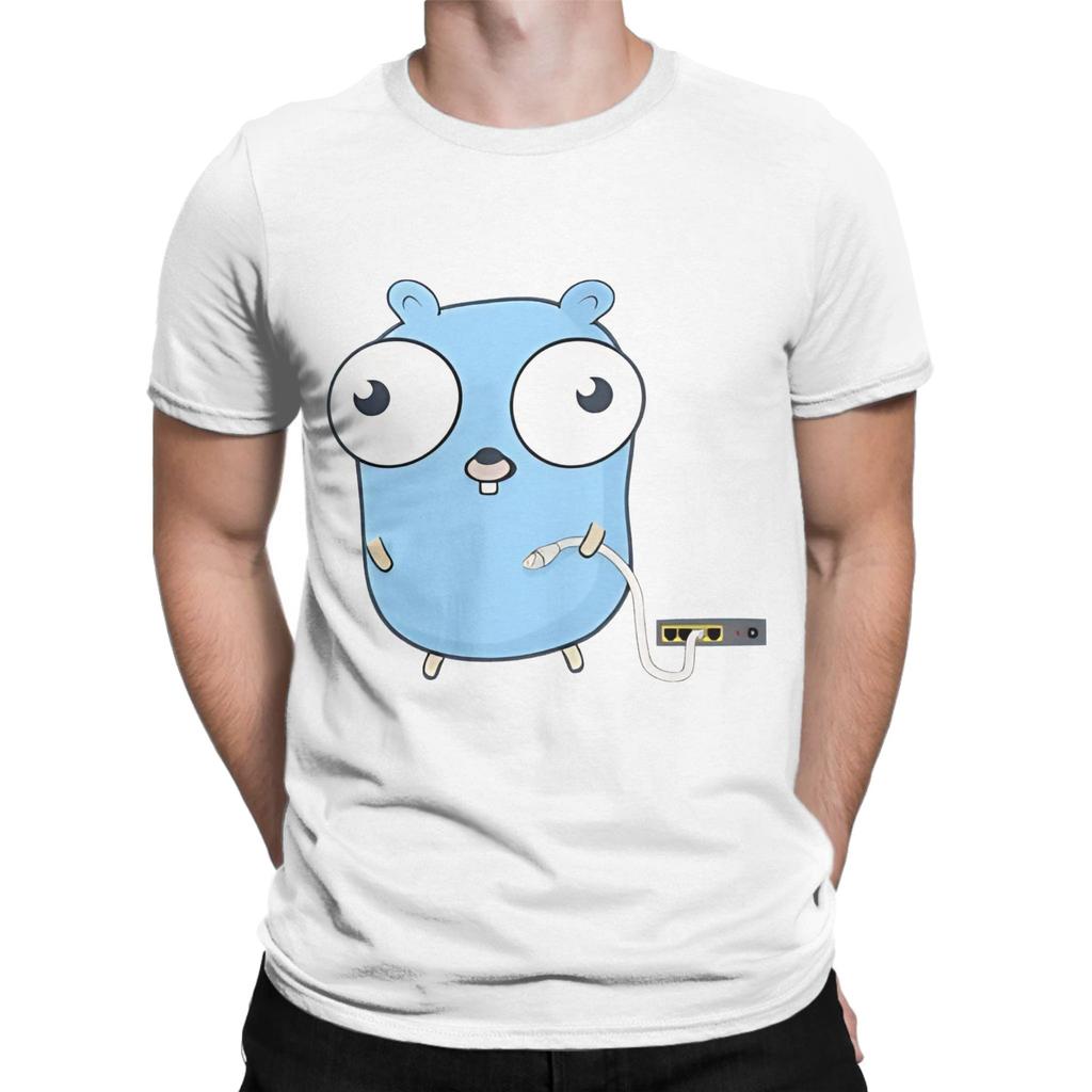 Go Graphic Funny 100 Cotton TShirt Gopher Tops Tees For Unisex