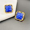 Retro High-End Women'S Earrings Geometric Simple Square Stud Earrings