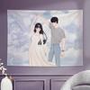 Couple Sweet Life Tapestry Office Living Room Tapestry Home Wall Decoration Tapestry
