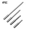 Magnetic Bit Holder Set 60/75/100/150mm Extension Rod 1/4\" Hex Shank Set