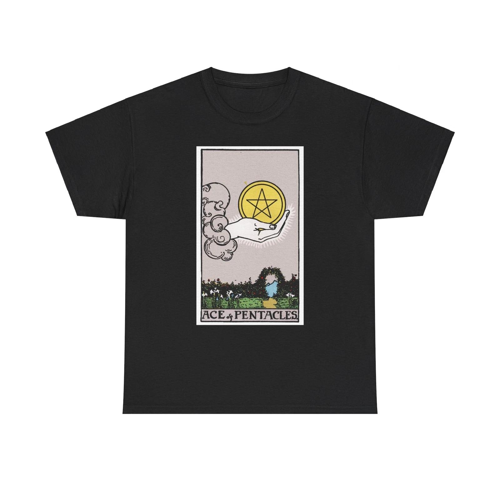 The Ace of Pentacles (Tarot Card) T shirt 3XL