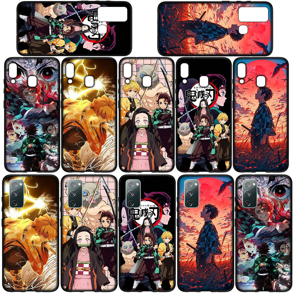 for Samsung Galaxy S25 S24 S23 iPhone 17 16 15 Xiaomi Redmi Note 14 13 12 Plus Pro Max XR Case Kamado Tanjirou Demon Slayer Kamado OPPO Huawei Cover