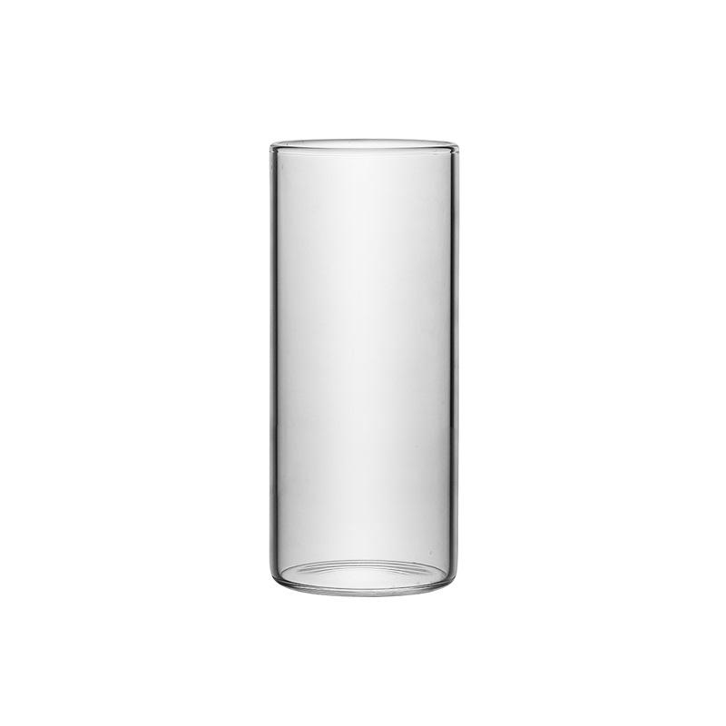 Glass Water Cup Milk Cup Tea Cup Breakfast Beverage Cup High Borosilicate Square Color Handle Glass Water Cup