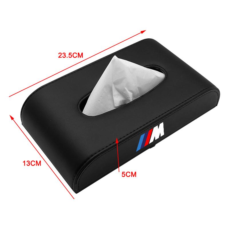 Car Tissue Box Holder Armrest Box Storage Case Car Accessories For BMW X5 X1 X3 X6 1 3 5 6 7 GT Z Series E84 E83 E70 F15 E71 F16