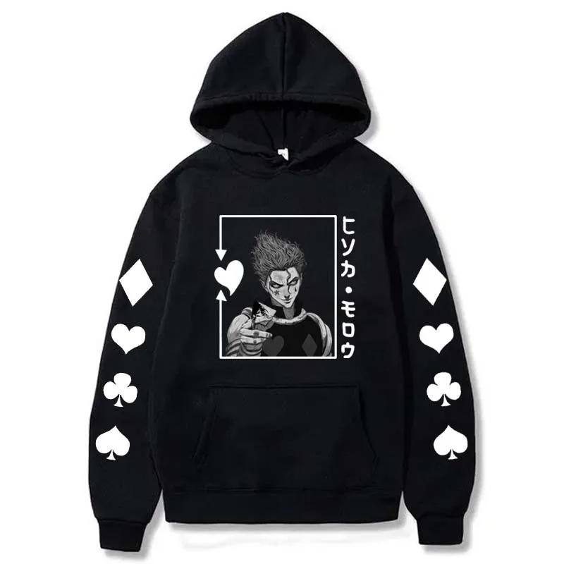 

Японское Аниме Худи Мужская Одежда Харадзюку Мода Повседневный Уличный Пуловер Флис С Длинным Рукавом Толстовки 3XL