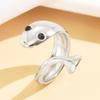 Cross-Border Casual Resort Stainless Steel Glossy Dolphin Ring - Women's Ocean Animal Jewelry