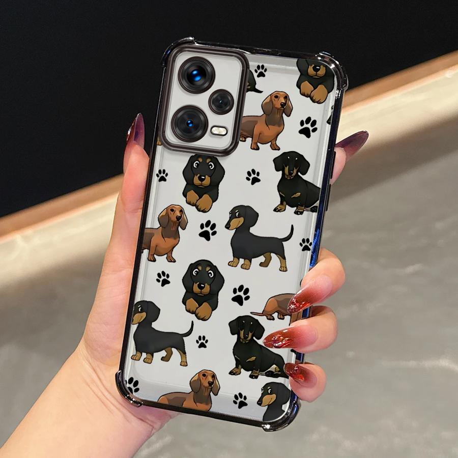 Interesting Dachshunds Soft Cover Case for Xiaomi Redmi A3X K80 5G A3 14C K80 Pro A5 13C Redmi A5 4G (171mm)