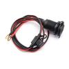 DC12V 24V Cigarette Lighter Socket Plug Car Motorcycle Truck Bus Cigarette Lighter Socket Charger Cable Connector Adapter