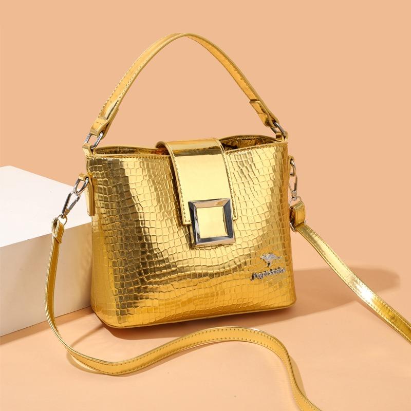 Neue Mode Vielseitige Flow Bucket Bag Premium Große Kapazität Schultertasche Umhängetasche Handtasche