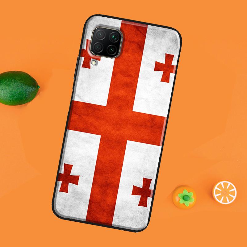 Georgia Grunge Flagge Telefon Fall Für Huawei P40 Lite P20 P30 Pro Nova 5T P Smart Z 2019 2021 Ehre 50 10i 8X 9X