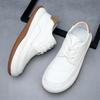 Men's board shoes men's shoes spring crooked head casual mango shoes breathable sports versatile platform white shoes tide