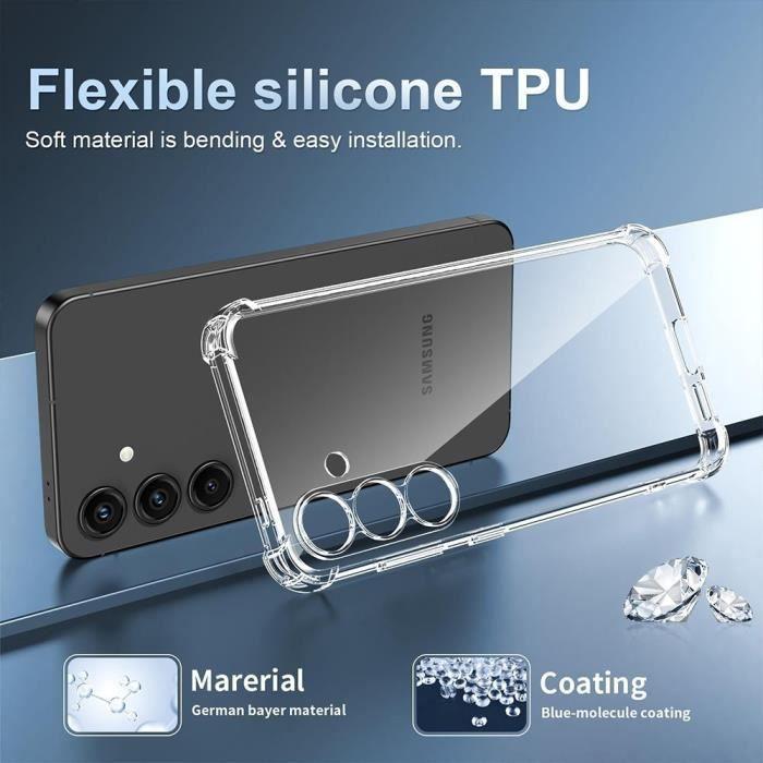 Coque - Booling - pour Samsung Galaxy S25 Plus - TPU Antichoc - Transparente - 2 Verres Trempés
