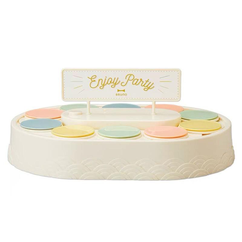 Zhuanzhuan Automatic Cake Turntable for Dessert Table with Paper Cup, Macaron, and Decoration Features