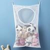 Grande borsa a rete per giocattoli per bambini, vasca da bagno, organizer per bambole, ventosa, bagno, giocattoli, rete per bambini, vasca da bagno, giocattolo, borsa per giochi da bagno, bambini