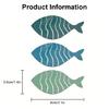 Nauticals Wood Fish Wall Decoration Set, 20Pcs, Creative Sea Designs for Themed Parties and Exhibits