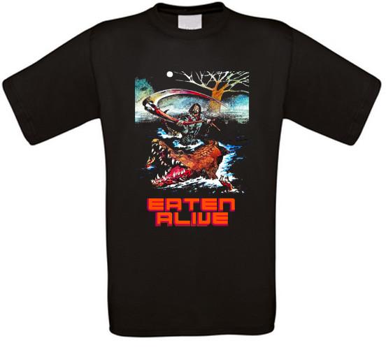 Eaten Alive Blood Rush Horror Cult Movie TShirt Unisex T-Shirt S