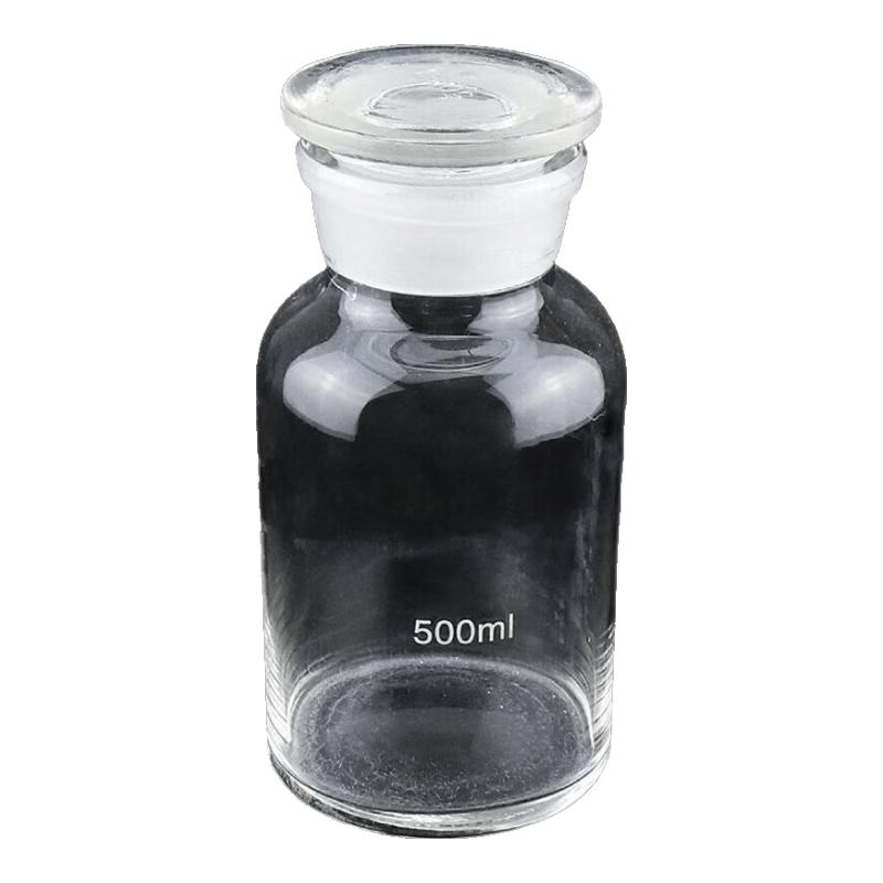 Jingulao KCxh-603 Frosted Wide-Mouth Glass Reagent Bottle 500ml