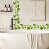 Large Fresh Green Plant Vine Wall Sticker Self-Adhesive for Bedroom Living Room Glass Window Door Rental Room Decor