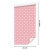 Hearts Wallpaper Coral and White 50x1000